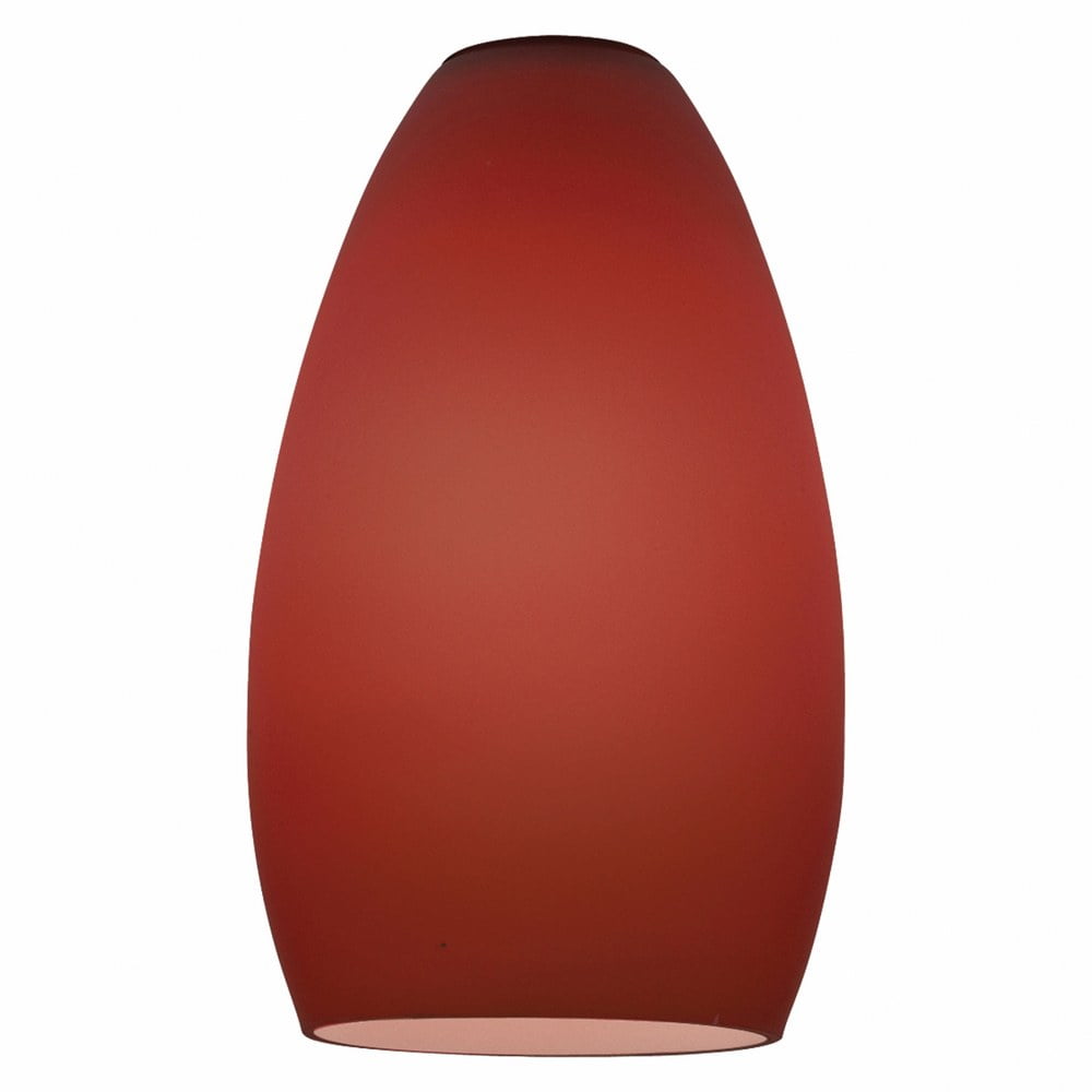 Inari Silk Plum Glass Pendant Shade - 13" x 11"