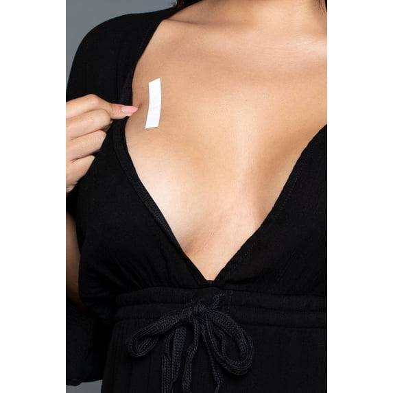 BeWicked 2312-CLR-OS Fashion Double-Sided Strips for Women, Clear - One Size