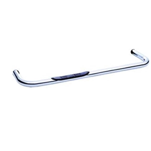 231320 Nerf Bar With Step Pad - Silver
