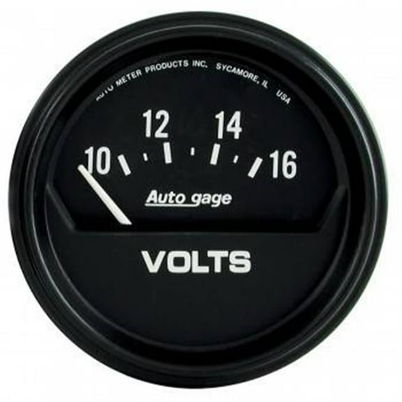 2319 Auto Gage Electric Voltmeter Gauge - 2.62 in.