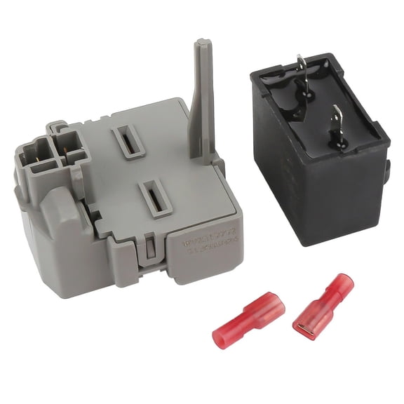2319792 W10197428 W10189190 TSD2 Overload and Start Relay & Compressor Run Capacitor by Seentech - Compatible with Whirlpool Kenmore Refrigerators Replaces: 2264017 W10662129