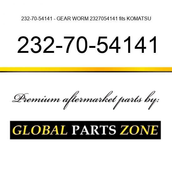 232-70-54141 - GEAR, WORM 2327054141 fits KOMATSU
