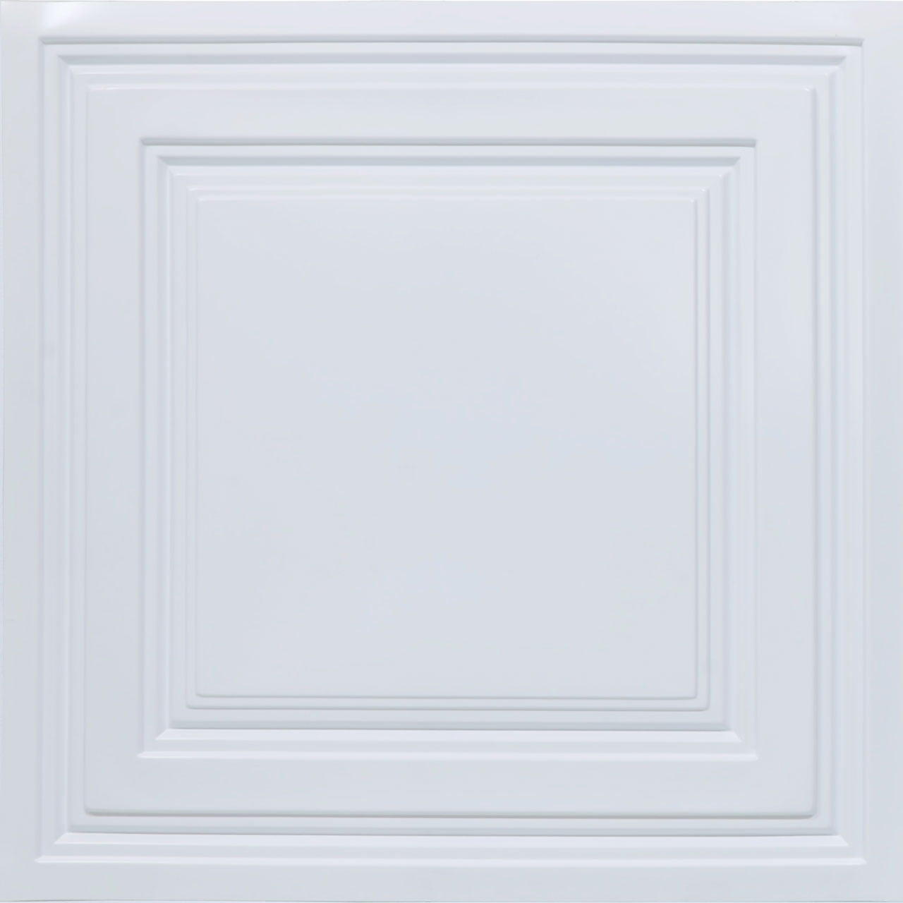 White Matte PVC 24" x 24" Lay-In Ceiling Tile