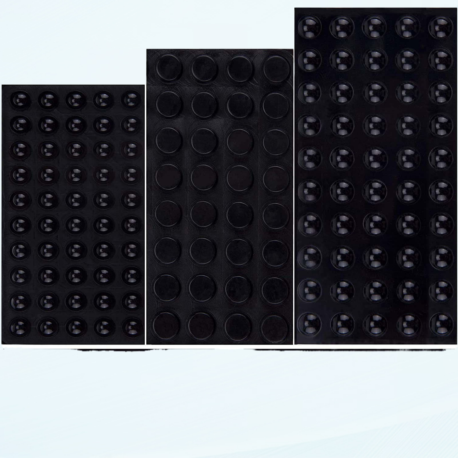 232 Pieces Adhesive Bumper Pads Rubber Feet Self Stick Furniture