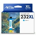 thumbnail image 1 of 232 XL Ink Cartridges 1 x Cyan Compatible for 232 232 XL 232XL Printer Ink for Expression Home XP-4200 XP-4205 WF-2930 WF-2950 All-in-One T232 T232XL, 1 of 6