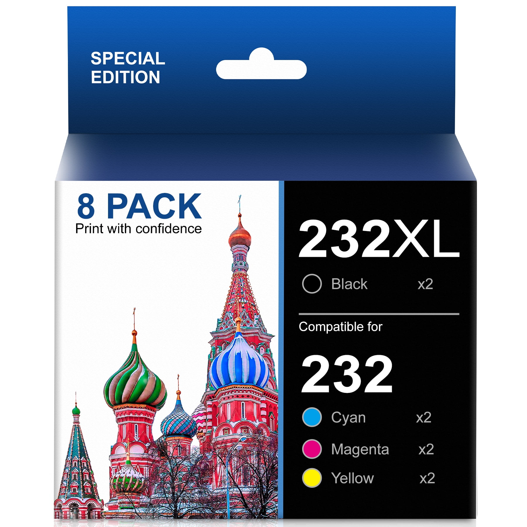 232 XL Ink Cartridges Replacement for Epson 232XL Ink Cartridge Combo