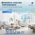 thumbnail image 1 of 23200 BTU 4-in-1 Window Air Conditioner & Heater - Smart WiFi, Remote & App Control, Dehumidifier, Fan, Works with Alexa & Search Engine, Cools & Heats Up to 1500 Sq Ft - US Standard, With WiFi, 1 of 8