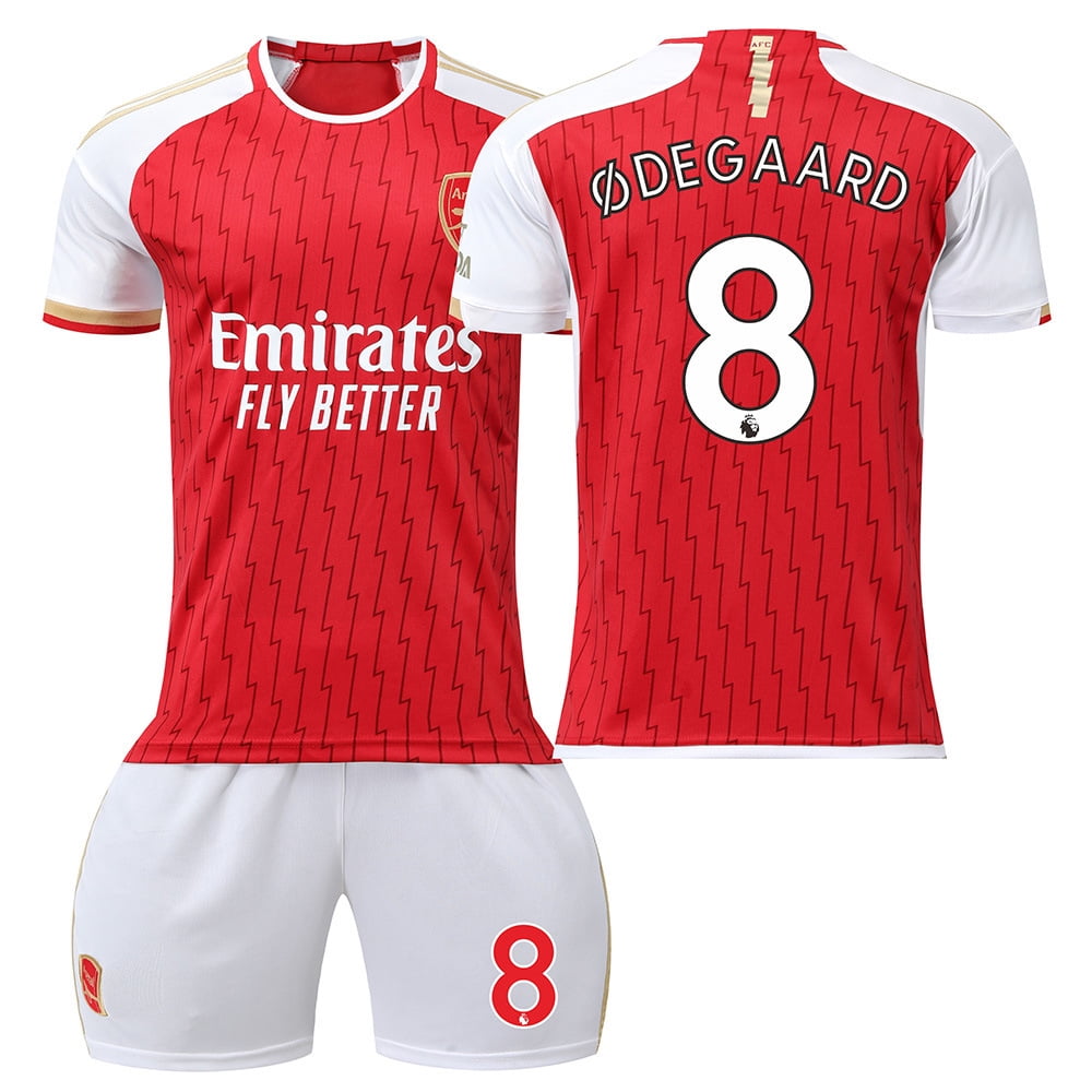 2324 Arsenal Home Set No. 7 Sacca No. 8 Edego No. 9 Jesus 11 Martinelli ...