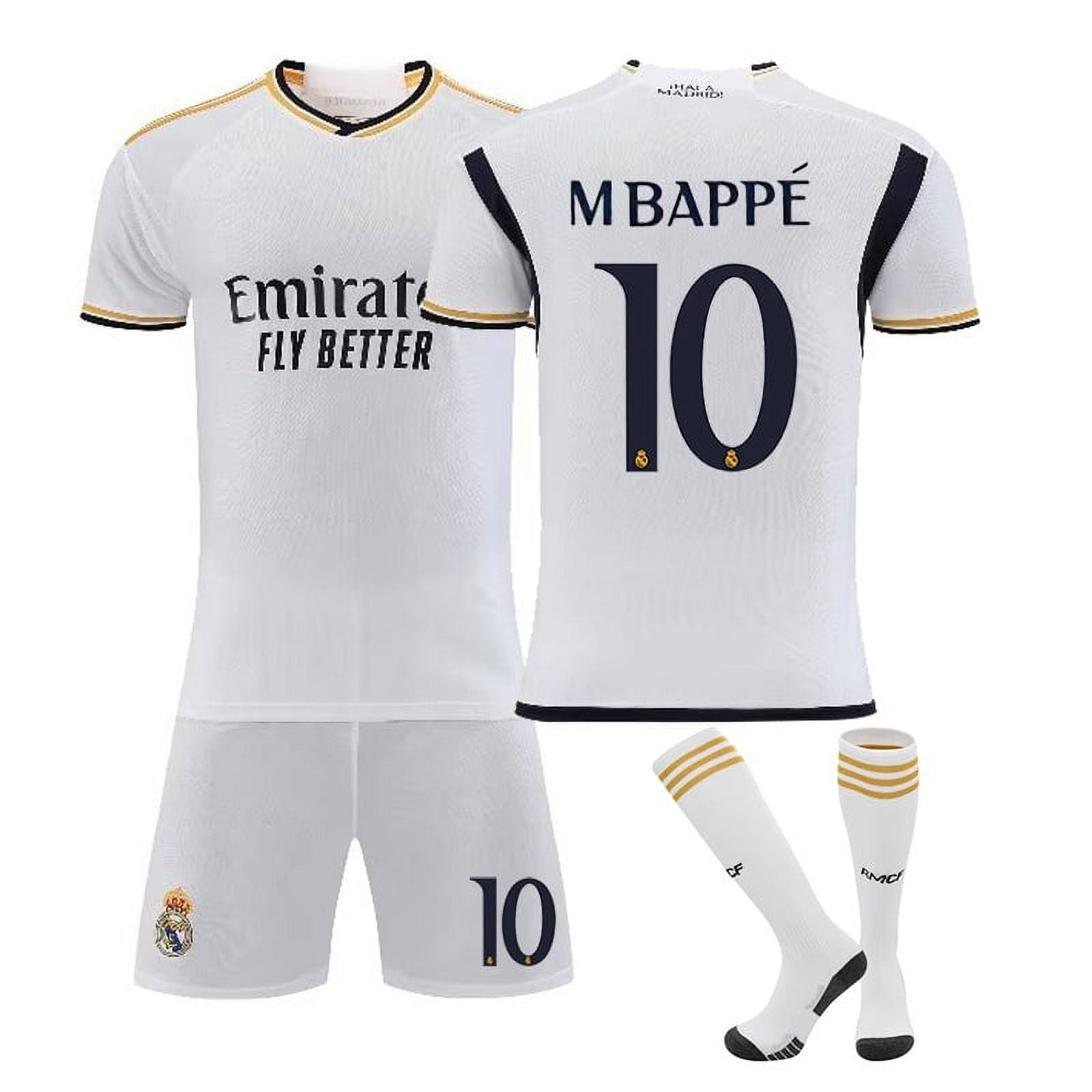 2324 Real Madrid Home And Away Jersey No. 10 Mbappe Football Jersey For