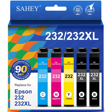 232XL Ink Cartridge Compatible  for Epson 232 Ink Cartridge for ink  232XL T232 for  WorkForce WF-2930 WF-2950 Expression Home XP-4200 XP-4205 Printer (5Pack)