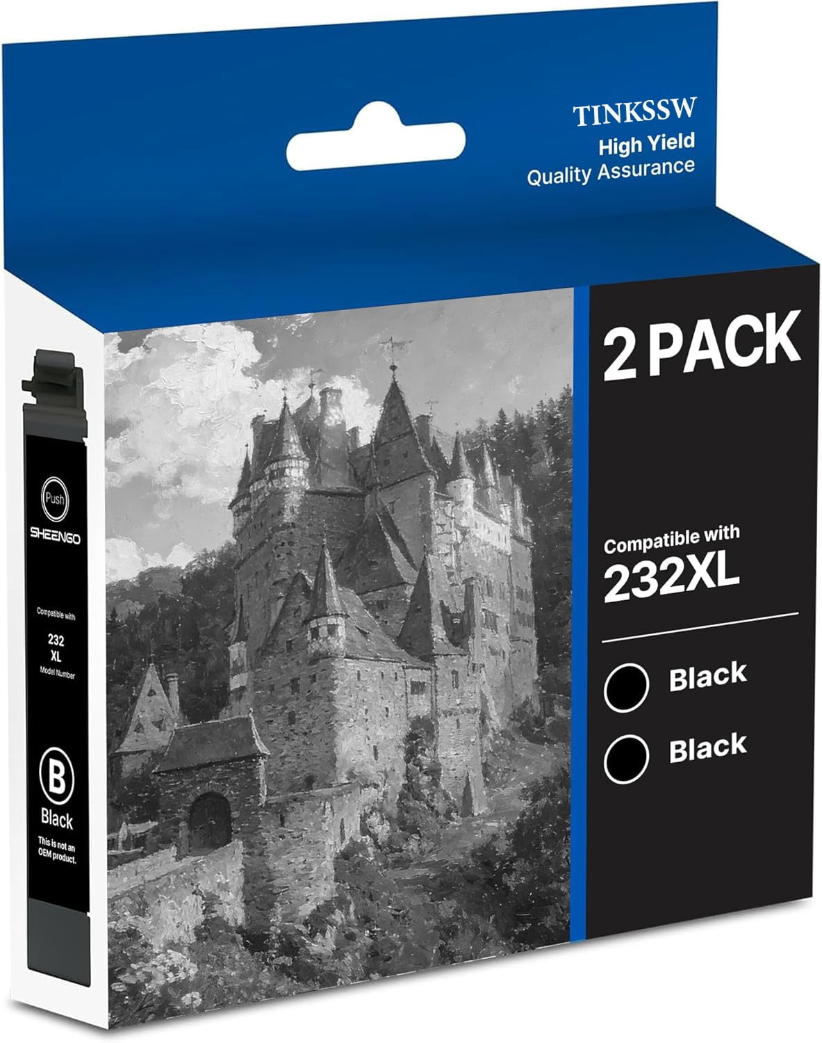 232XL Ink Cartridges Black Compatible for Epson 232XL Ink Cartridges ...