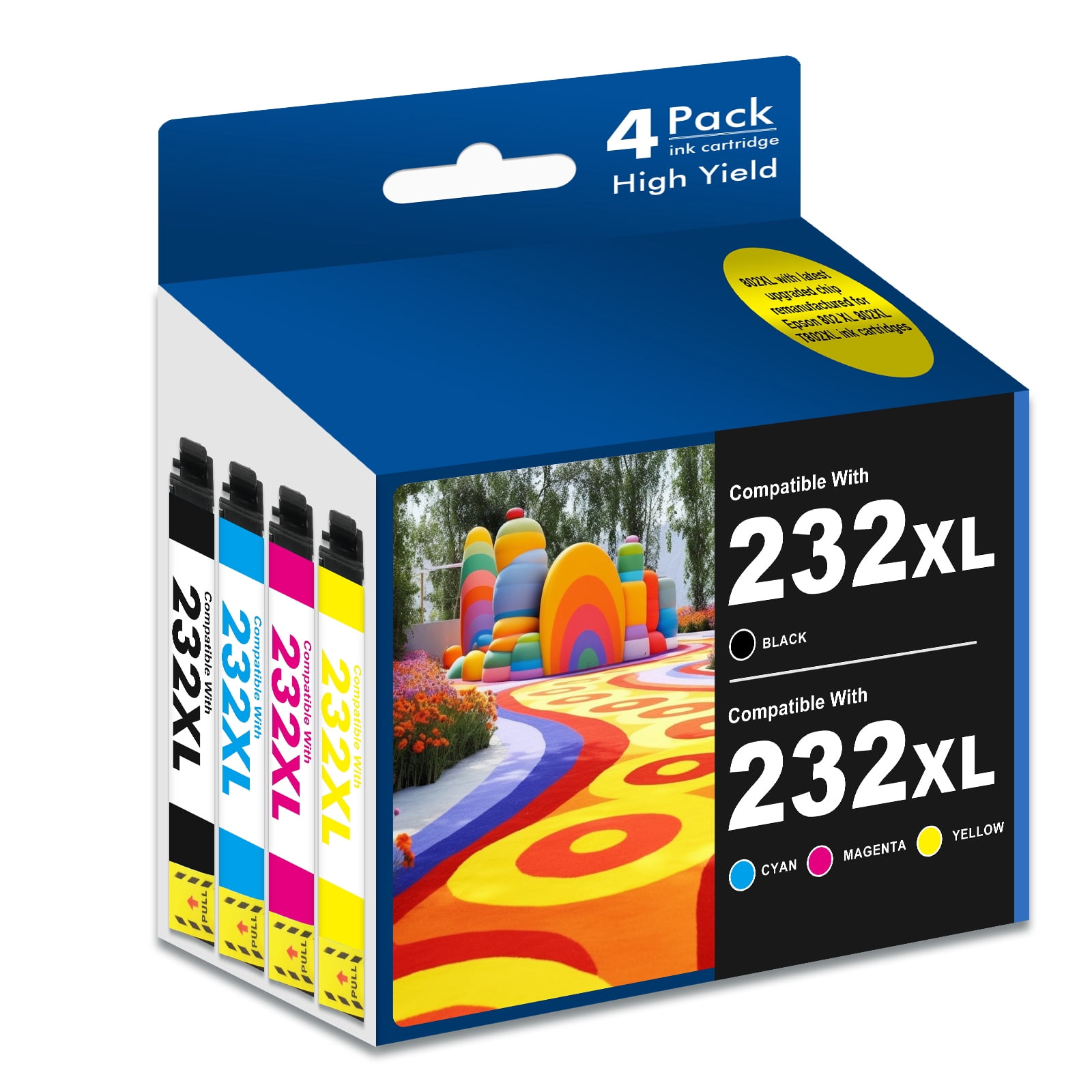 232XL Ink Cartridges Combo Pack Compatible for Epson 232 Ink Cartridge ...