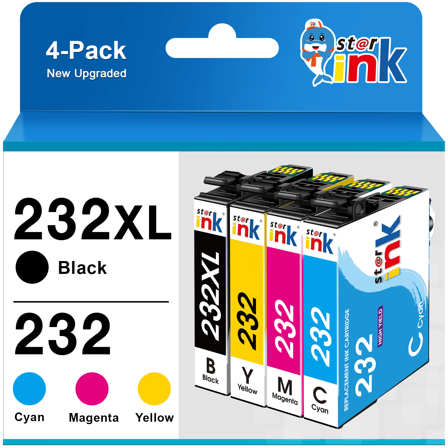 232XL Ink Cartridges for Epson Ink 232 XL 232XL T232XL T232 Combo Pack
