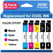 232XL Ink Cartridges Compatible for Epson 232 Ink for Workforce WF-2930 WF-2950 Expression XP-4200 XP-4205 Printer (5-Pack)