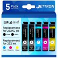 thumbnail image 1 of 232XL Ink Cartridges Compatible for Epson 232 Ink Cartridges for Epson Workforce WF-2930 WF-2950 Expression XP-4205 XP-4200 Printer (5-Pack), 1 of 9