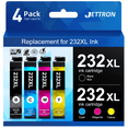 thumbnail image 1 of 232XL Ink Cartridges for Epson 232 Ink Cartridges  Compatible for Epson Workforce WF-2930 WF-2950 Expression XP-4205 XP-4200 Printer (Black,Cyan,Magenta,Yellow), 1 of 8