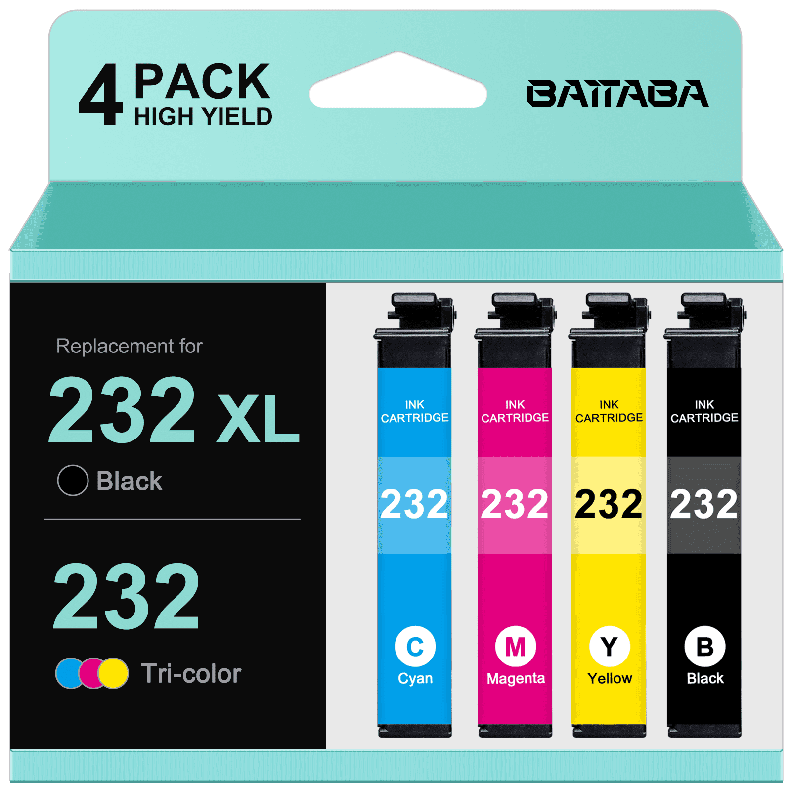 232XL Ink Cartridges for Epson 232XL 232 Ink for Workforce WF2930 WF