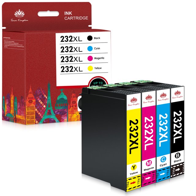 232XL Ink Cartridges for Epson Workforce WF2930 WF2950 Expression XP