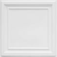 thumbnail image 1 of 233-Galleria 2 ft. x 2 ft. PVC Glue-up or Lay in Ceiling Tile in White Matte (100 Sq. ft. / Pack) - 25 Pieces, 1 of 3