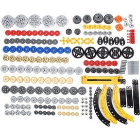 Cobers 233PCS Gear Set for Technical-Series Parts Compatible with Lego Technic Parts, Liftarm, Pins, Axles, Connectors for Technic Building Blocks Set (Gear Set)