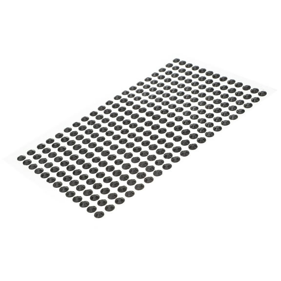 234 Pcs Ab Rhinestones Rhinestone Stickers Self-adhesive Stickers Child Black