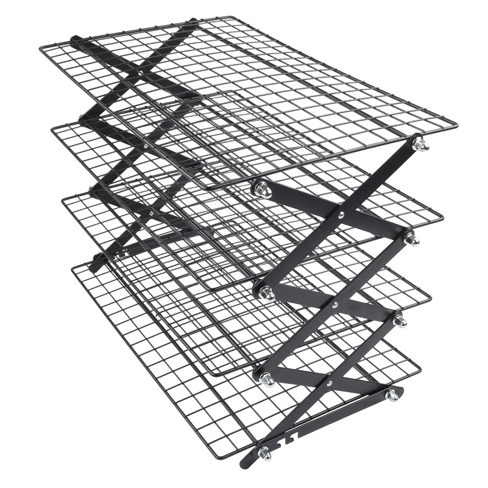 234 Tier Collapsible Cooling Rack for Baking Folding Stackable Roasting ...