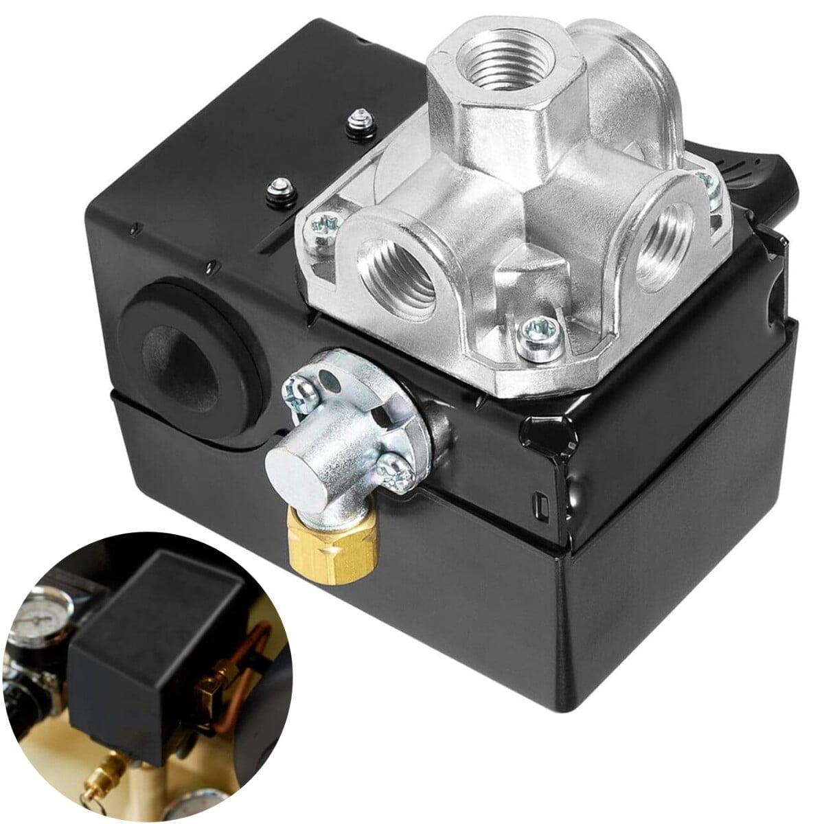 23474570 Pressure Switch with On/Off Lever for Ingersoll Rand 5HP Air ...