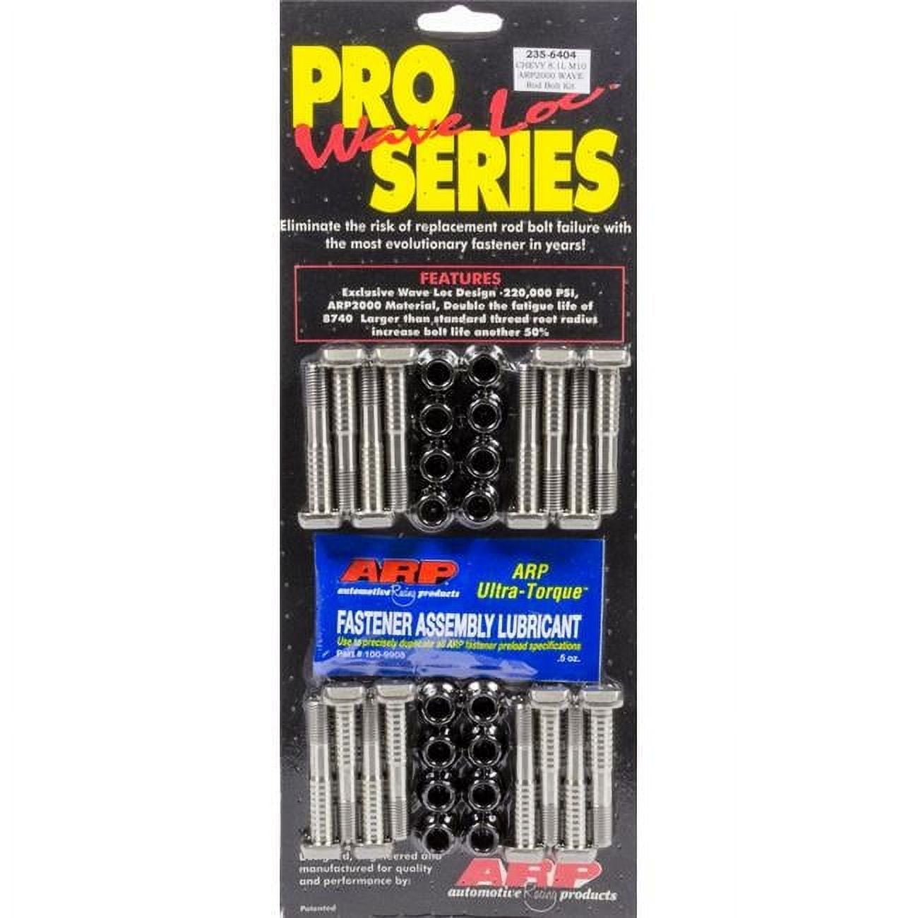 235-6404 Rod Bolt Kit with 2000 Pro Wave-Loc for Big Block