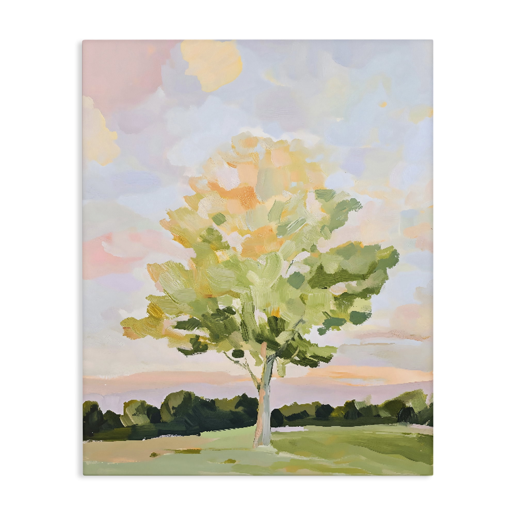 Stupell Industries Sunlit Tree Landscape Impression Canvas Wall Art, design by The Prints Vibe