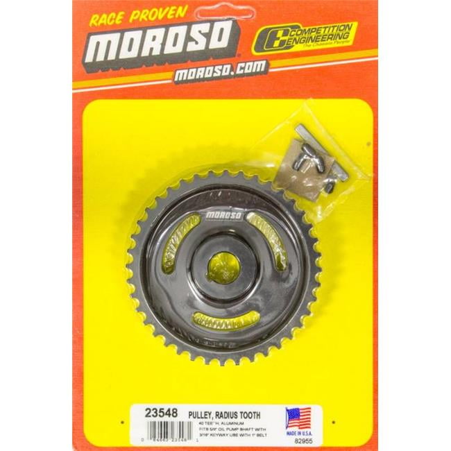 Moroso Dry Sump Pump Pulley 40T- Radius Tooth Moroso Dry Sump Pump Pulley 40T- Radius Tooth