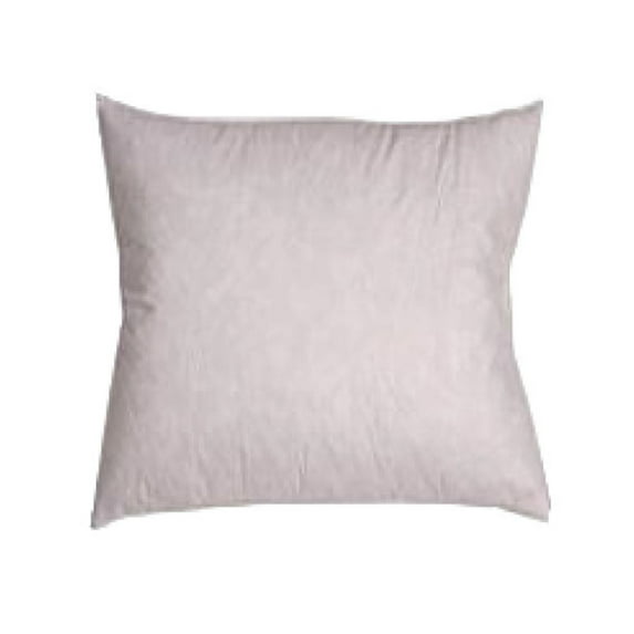 235TC cotton-covered Square Pillow Insert filled with Feather and Down - White - 18 x 18