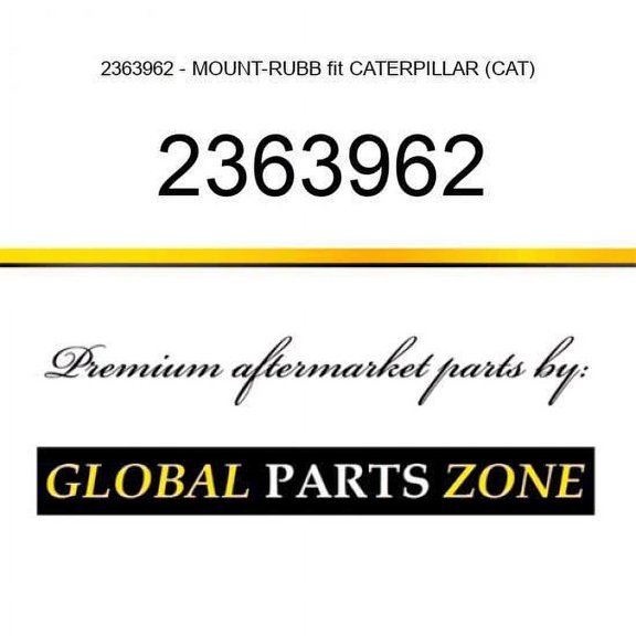 2363962 - MOUNT-RUBB fit CATERPILLAR (CAT)