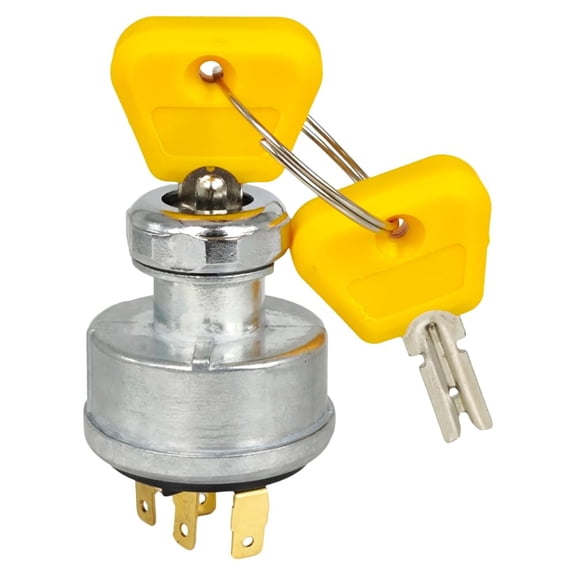 2368655 2782017 7004147 Ignition Switch for Clark Forklift for Hyster 379902 for Yale for Pollak 1492154 504240838 2035830 w/ 2 Keys