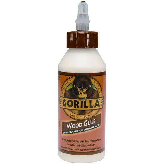 Gorilla Waterproof Wood Glue GRGGWG236 - Water Resistant Adhesive - 236ml