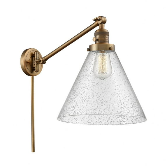 Innovations Lighting - Cone - 1 Light Swing Arm Wall Sconce In Industrial