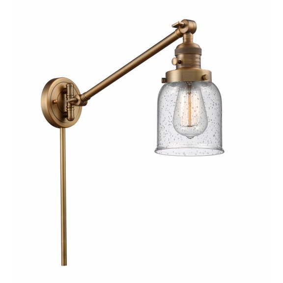 Innovations Lighting - Bell - 1 Light Swing Arm Wall Sconce In Industrial
