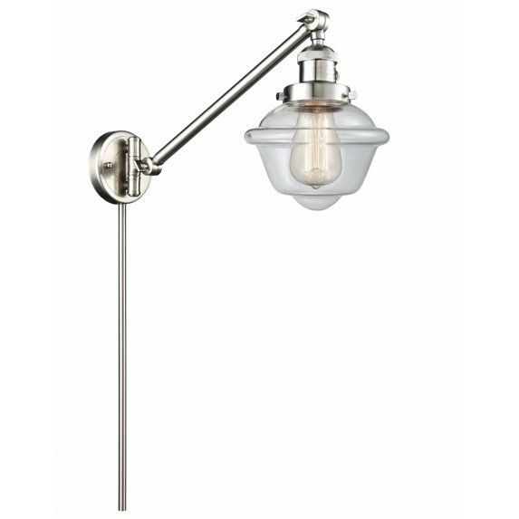 Innovations Lighting - Oxford - 1 Light Swing Arm Wall Sconce In Traditional