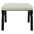 thumbnail image 1 of Uttermost Diverge White Shearling Small Bench, 1 of 7