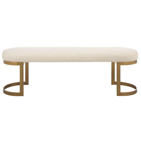 Uttermost Infinity Gold Bench