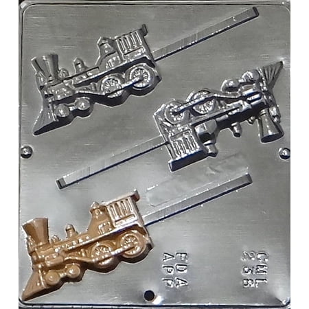 238 Train Lollipop Chocolate Candy Mold