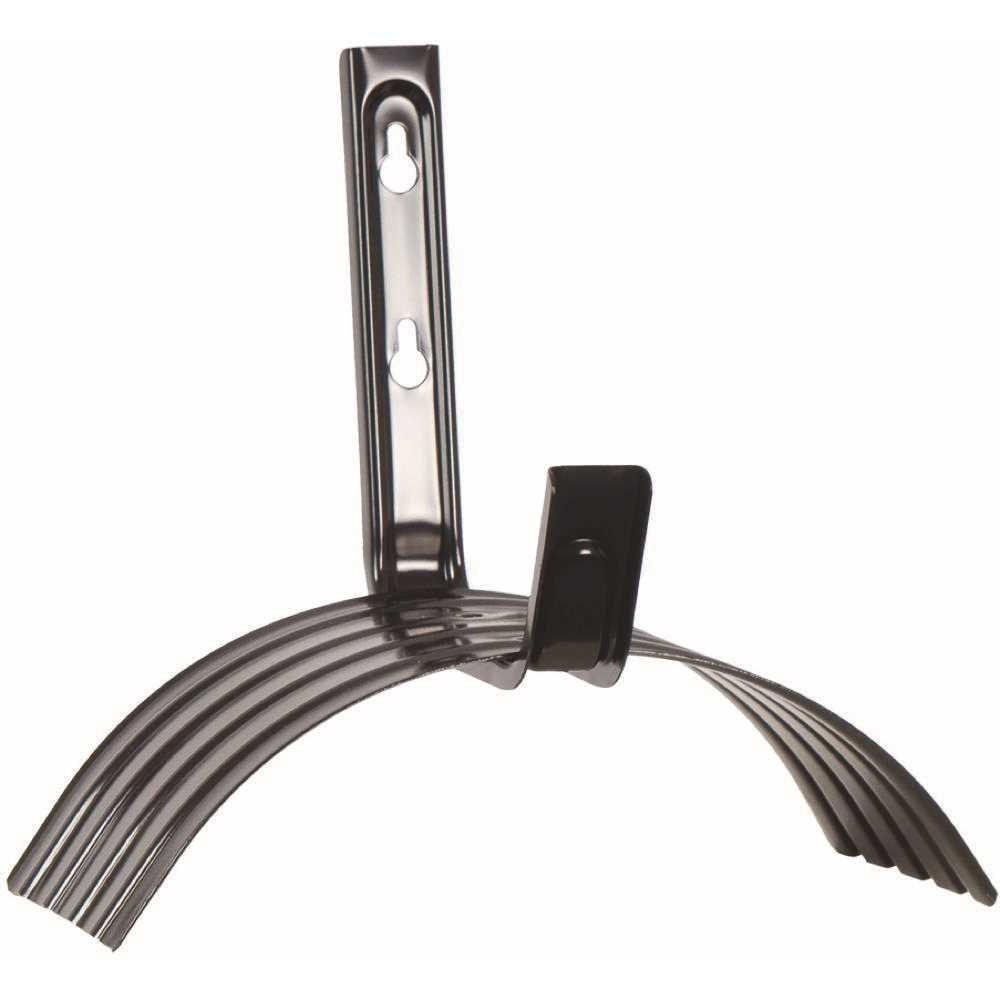 Black Steel Wall Mounted Hose Hanger, 150 ft Capacity