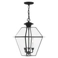 thumbnail image 1 of Livex Lighting Westover Outdoor Chain Hang in Black, 1 of 15