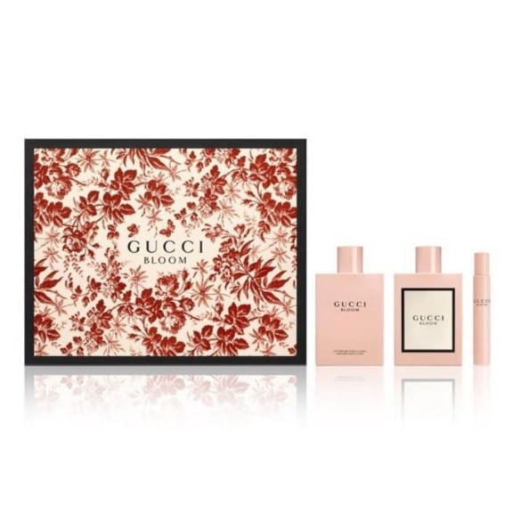 ($239 Value) Gucci Bloom Perfume Gift Set For Women, 3 Pieces