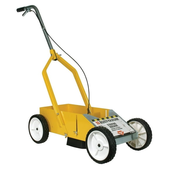 2395000 High-Performance Striping Machine, 9" x 27.5", Yellow