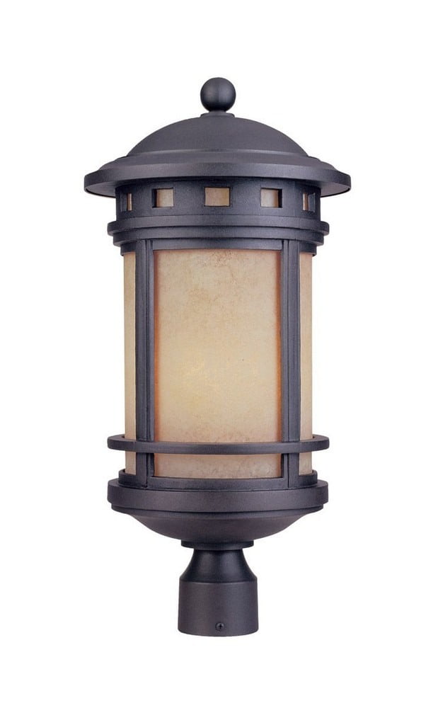 2396-AM-ORB-Designers Fountain-Sedona - Three Light Outdoor Post Lantern-Oil Rubbed Bronze Finish
