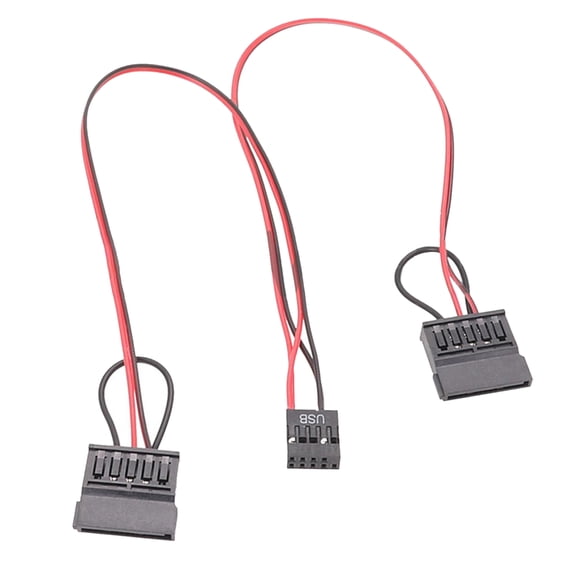 239USB to SATA Power Cord for Itx Motherboards USB 9pin to 2.5inch Sata Laptop 22AWG Wires Professional Power Cable