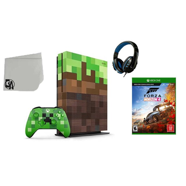 23C00001 Xbox One S Minecraft Limited Edition 1TB Gaming Console with Forza Horizon 4 BOLT