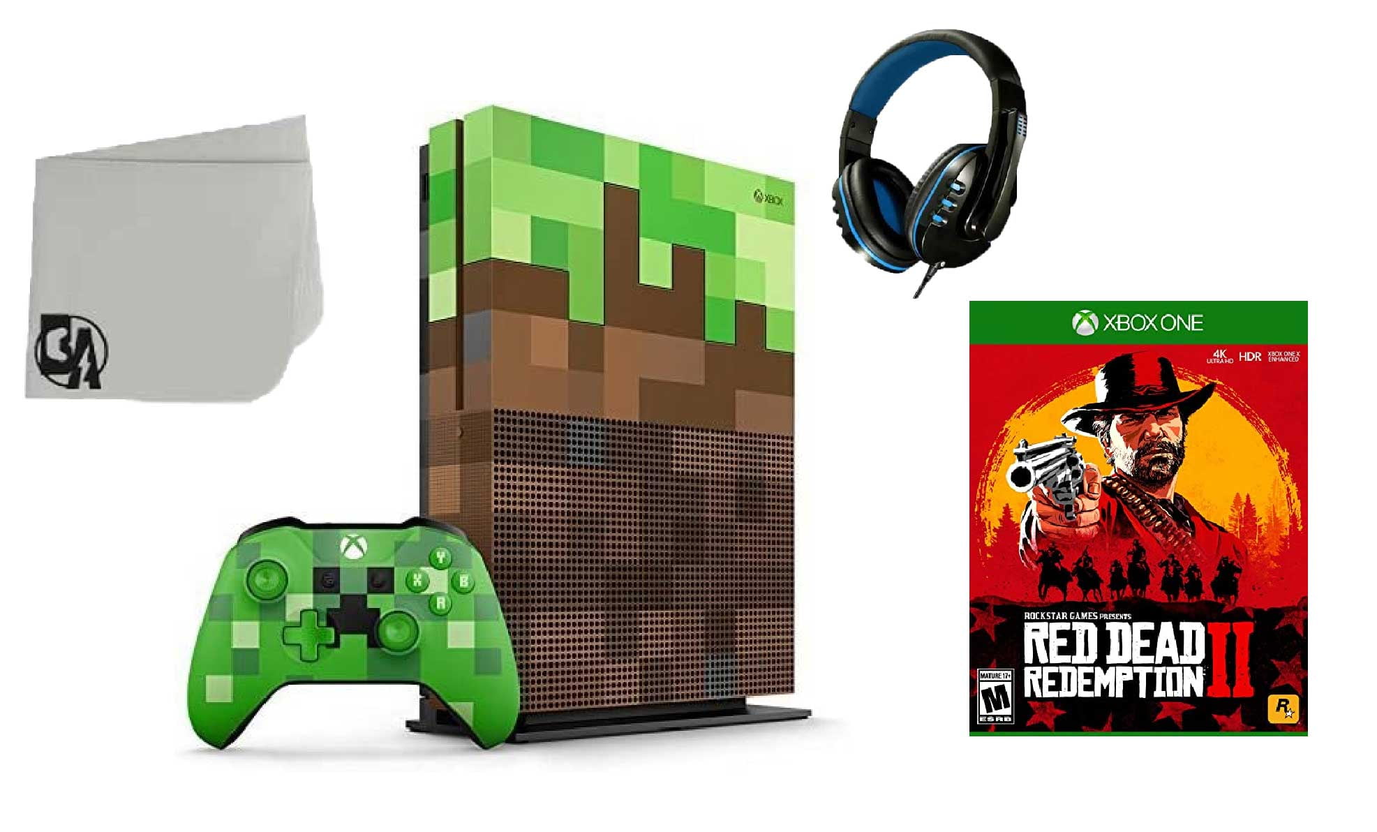 Xbox One S 500 GB (Minecraft Edição limitada) + Jogo Minecraft ,baixar o  download - Marca: Microsoft - Rdg 14kgames