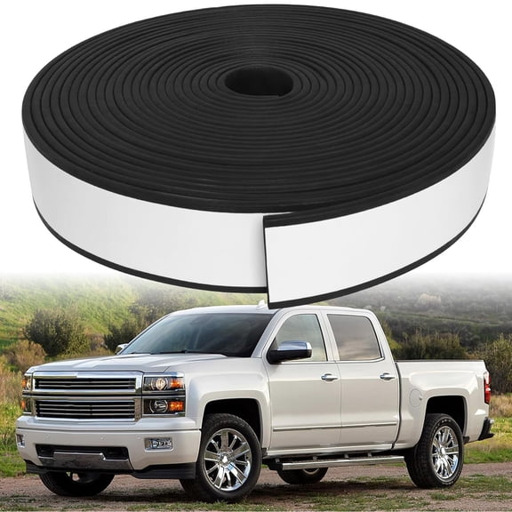 23FT EPDM Rubber Camper Shell Seal, Universal Truck Cap Seal Strip for Pickup Topper or Canopy up to 200 lbs, Easy Install Weatherproof Seal
