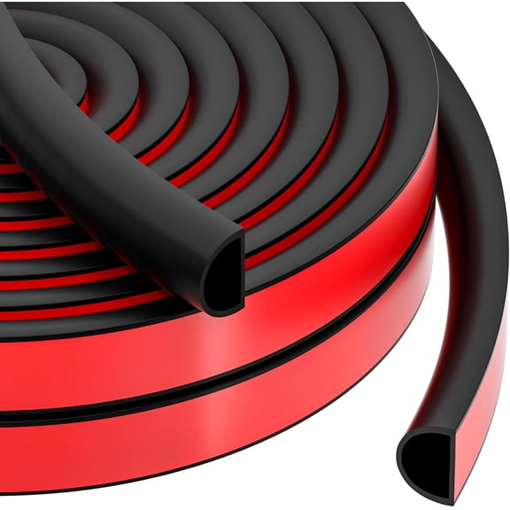 23FT Self Adhesive Silicone Weather Stripping Door Window Seal